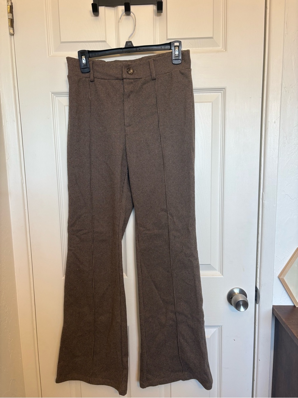 iris Brown Women's Flared Jeans Dress Pants